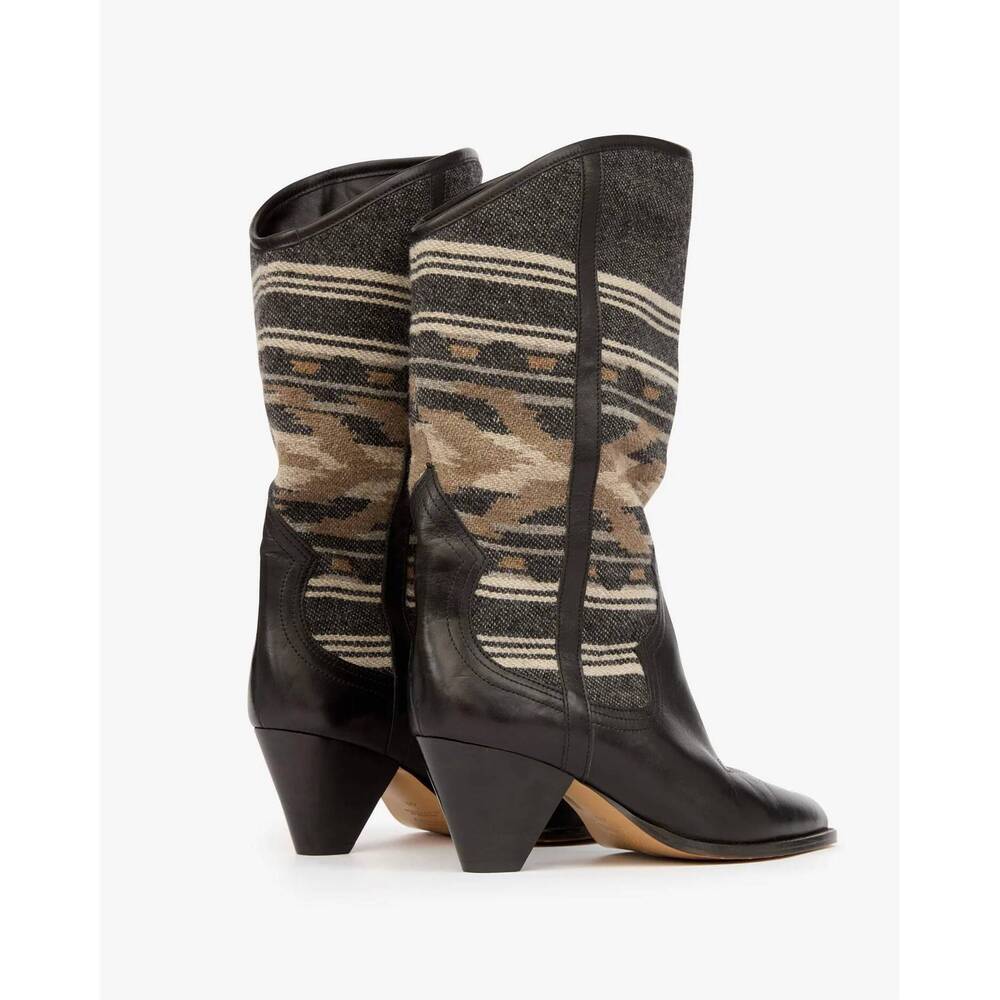 NEW ISABEL MARANT women's lijita boots in black - Picture 4 of 6
